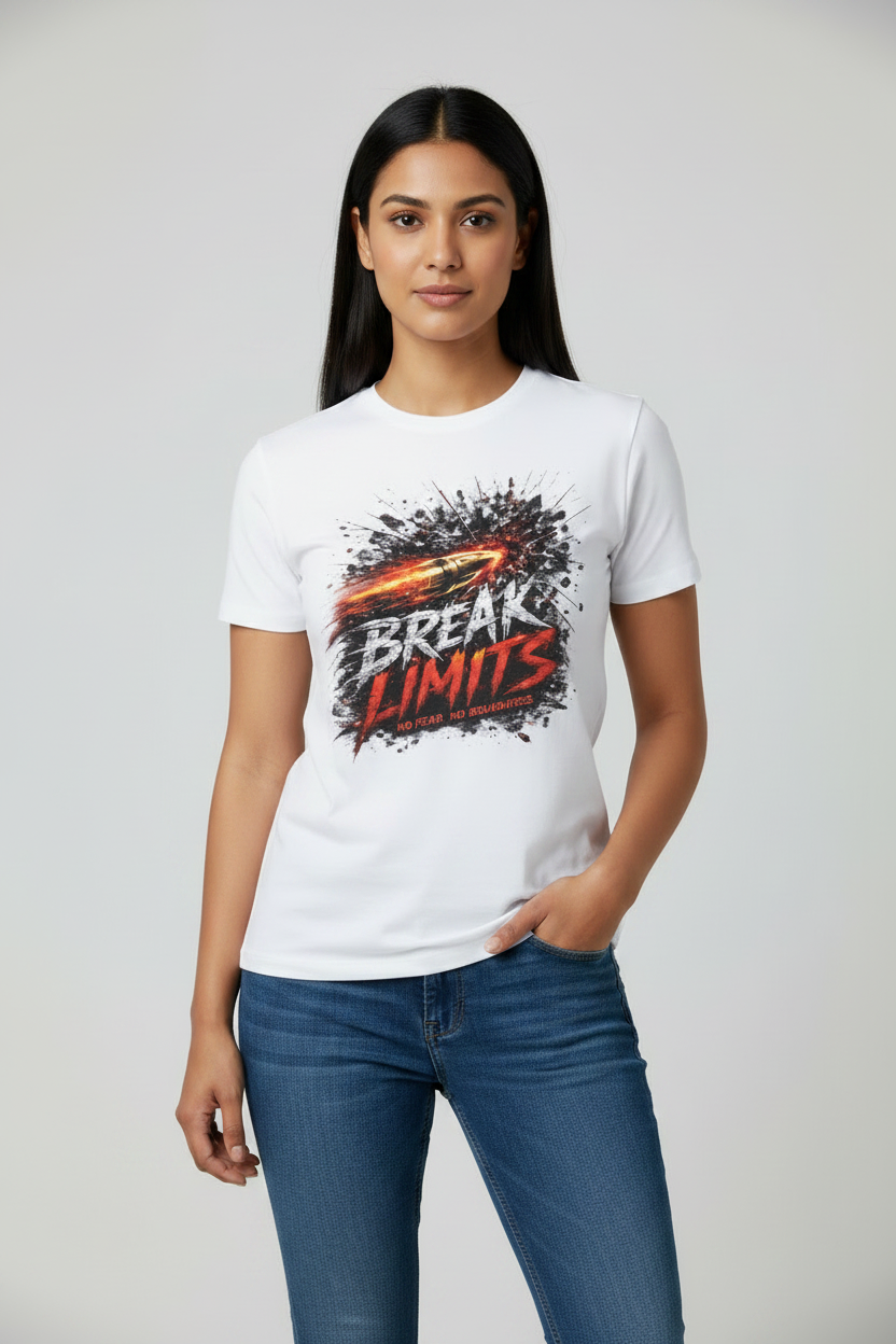 Break Limits TrendyNewHub Unisex Crew T-Shirt