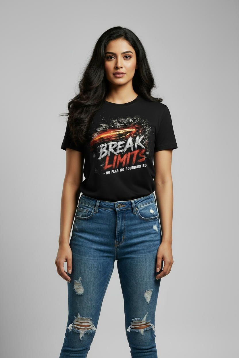 Break Limits - Black Edition TrendyNewHub Unisex Crew T-Shirt