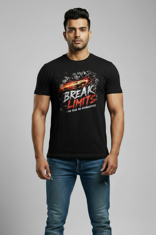 Break Limits - Black Edition TrendyNewHub Unisex Crew T-Shirt