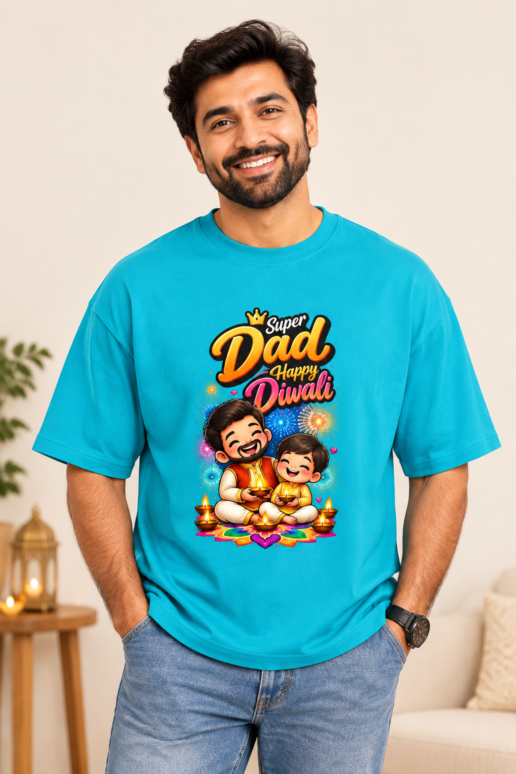 Family Collection - Diwali for Father's Classic TrendyNewHub T-Shirt