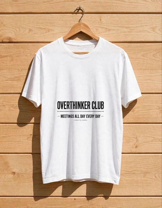 Overthinkers Club Unisex Trendy New Standard Crew T-Shirt