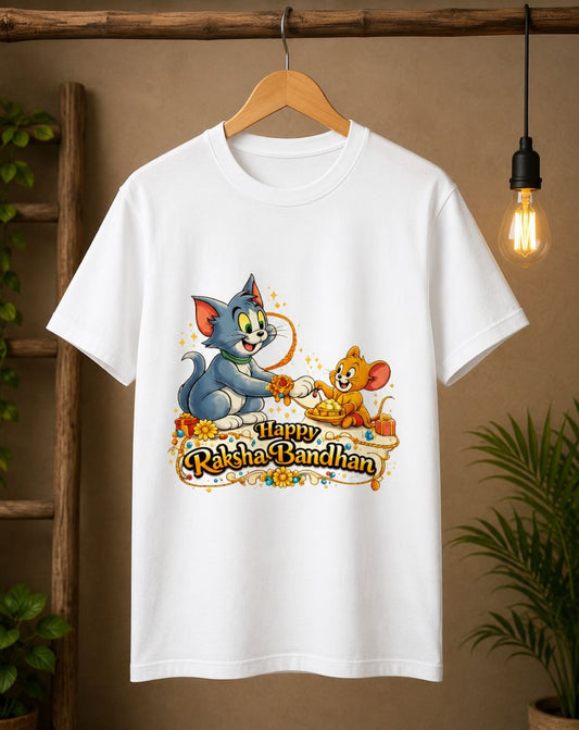 TrendyNewHub Tom n' Jerry Raksha Bandhan Spl Unisex T-Shirt
