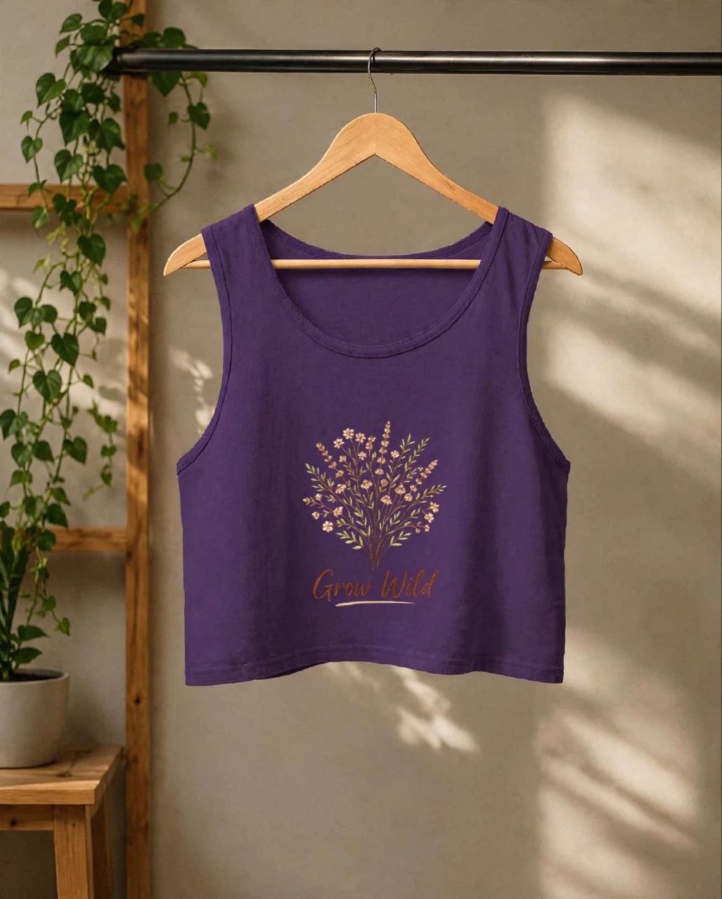 TrendyNewHub Grow Wild - Crop Tank