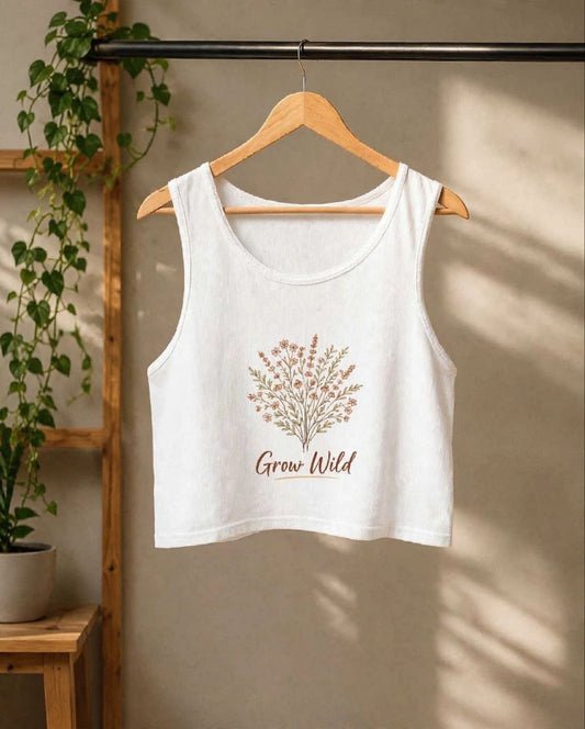 TrendyNewHub Grow Wild - Crop Tank