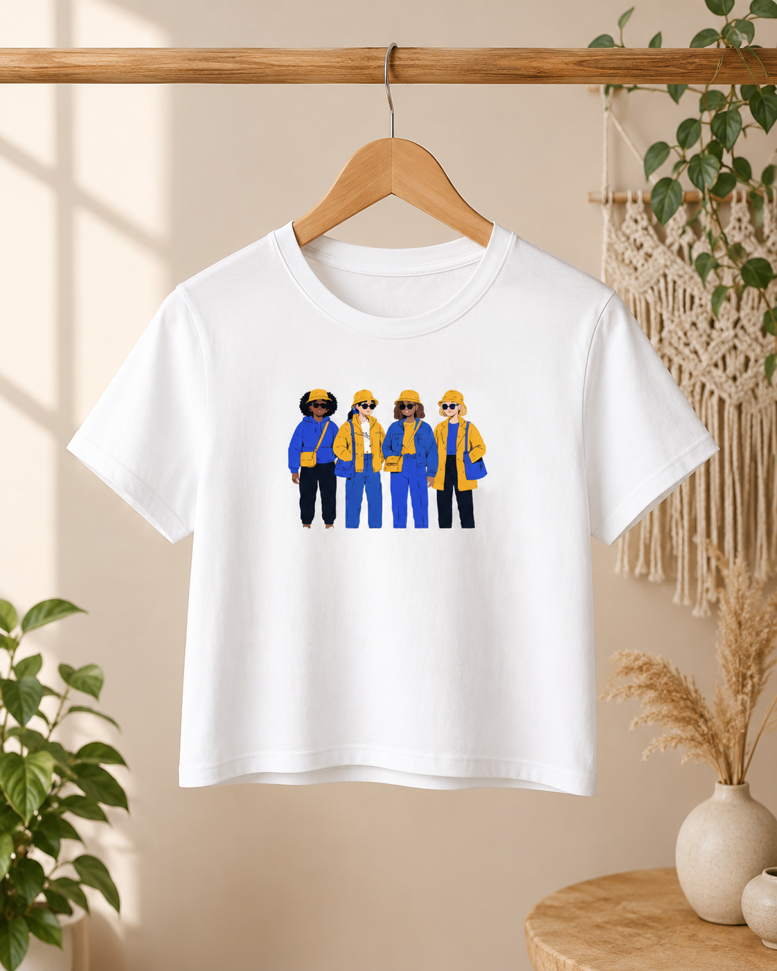 TrendyNewHub Ladies Gang Crop Top