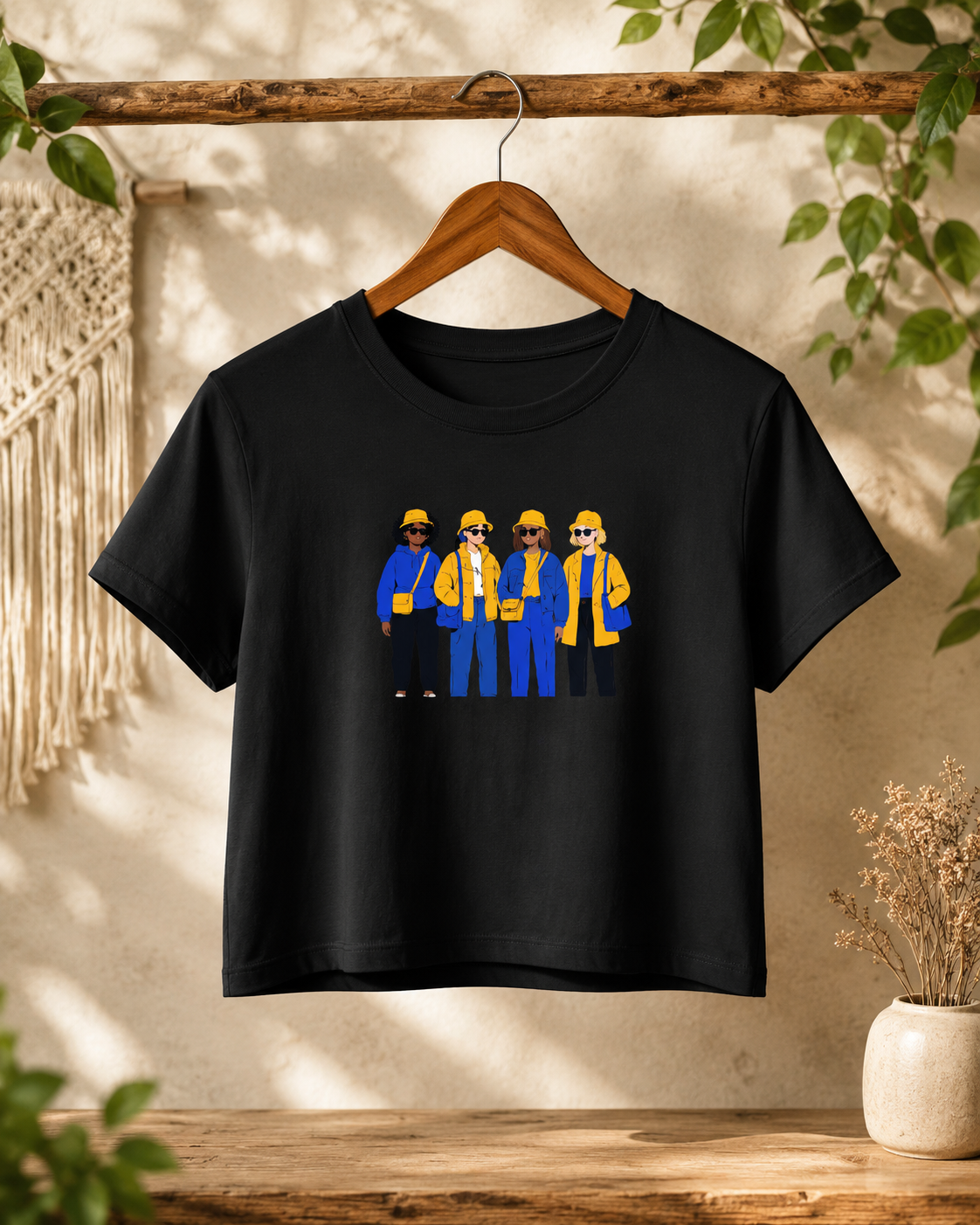 TrendyNewHub Ladies Gang Crop Top